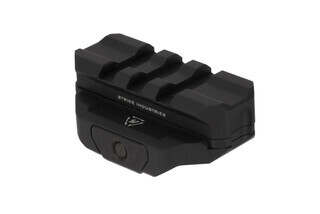Strike Industries modular R.EX riser with spacer for cowitness with fixed iron sights with durable black anodized finish